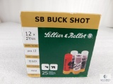 25 Rounds Sellier & Bellot SB 00 Buckshot 2-3/4