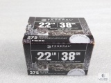 275 Rounds Federal .22 LR 38 Grain Copper Plated Hollow Point Ammo