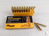 20 Rounds Sig Sauer Elite .308 WIN 150 Grain FMJ Ammo