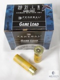 25 Rounds Federal Game Load 20 Gauge 2-3/4