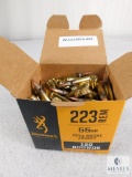 120 Rounds Browning .223 REM 55 Grain FMJ Ammo