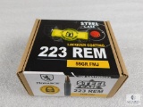 100 Rounds Monarch .223 REM 55 Grain FMJ Steel Case Ammo