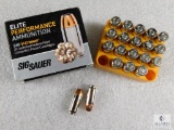 20 Rounds Sig Sauer Elite .45 Auto 185 Grain JHP V-Crown Ammo