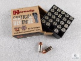 25 Rounds Hornady Critical Defense .380 Auto 90 Grain FTX Ammo