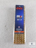 100 Rounds CCI Mini Mag .22 LR Target 40 Grain 1235 FPS Ammo