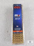 100 Rounds CCI Mini Mag .22 LR Target 40 Grain 1235 FPS Ammo