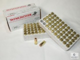 100 Rounds Winchester .380 Auto 95 Grain FMJ Ammo