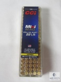 100 Rounds CCI Mini-Mag .22 LR Hollow Point 36 Grain Varmint Ammo 1260 FPS