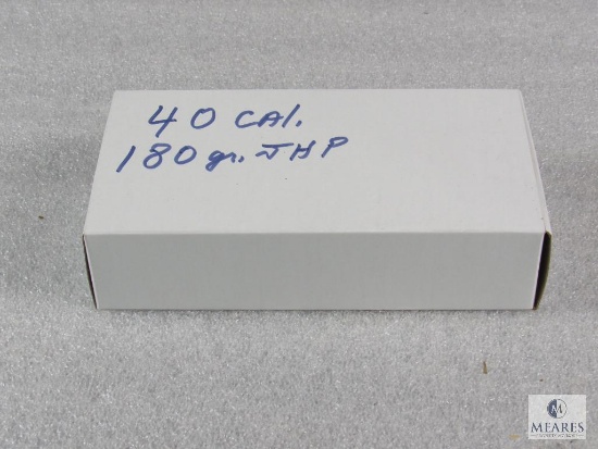 50 Rounds .40 S&W 180 Grain JHP Ammo - Possible Reloads