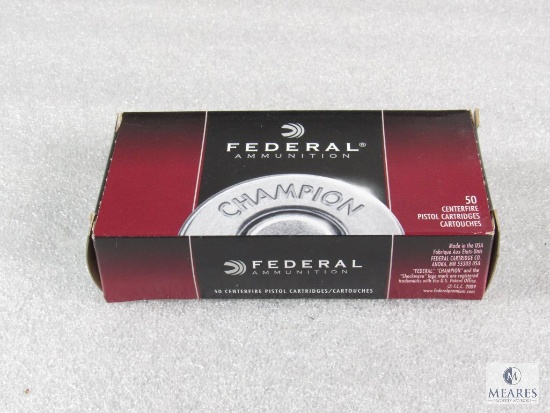 50 Rounds Federal .40 S&W 180 Grain FMJ FN Ammo