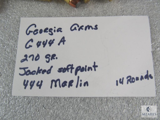 14 Rounds Georgia Arms .444 Marlin 270 Grain Jacketed Soft Point Ammo