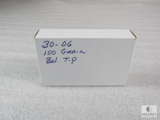 20 Rounds .30-06 150 Grain Ballistic Tip Ammo - possible Reloads