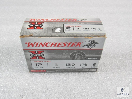 10 Rounds Winchester 12 Gauge Turkey Load 3" 1210 FPS 6 Shot 1-7/8 oz
