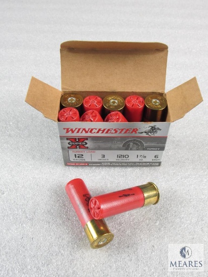 10 Rounds Winchester 12 Gauge Turkey Load 3" 1210 FPS 6 Shot 1-7/8 oz
