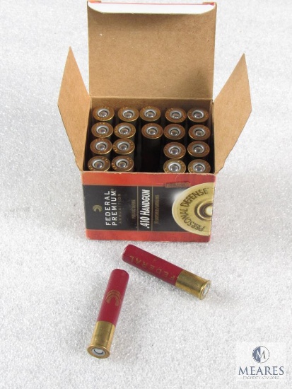 20 Rounds Federal .410 Gauge 2-1/2" 7/16 oz 4 Shot 1200 FPS Shot Shells