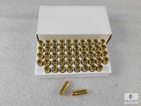 50 Rounds 10mm 180 Grain Hollow Point 7 gr Unique Ammo - possible Reloads