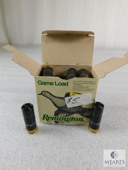 25 Rounds Remington Game Load 12 Gauge 7-1/2 Shot 1 oz 2-3/4" Shells