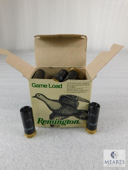 25 Rounds Remington Game Load 12 Gauge 7-1/2 Shot 1 oz 2-3/4" Shells