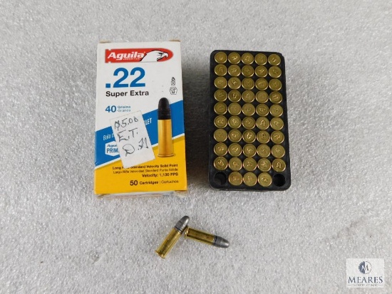 50 Rounds Aguila .22 Super Extra .22LR 40 Grain Ammo