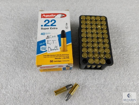50 Rounds Aguila .22 Super Extra .22LR 40 Grain Ammo