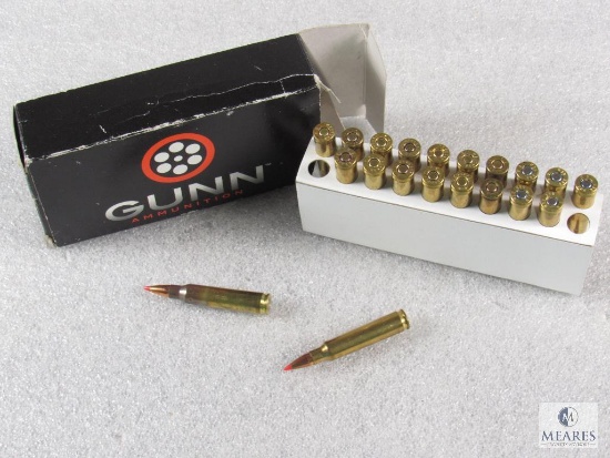 20 Rounds Gunn Hornady V-Max .223 REM 60 Grain Ammo