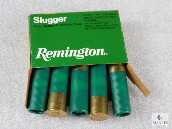 5 Rounds Remington Slugger 16 Gauge 2-3/4" 4/5 oz Rifled Slugs