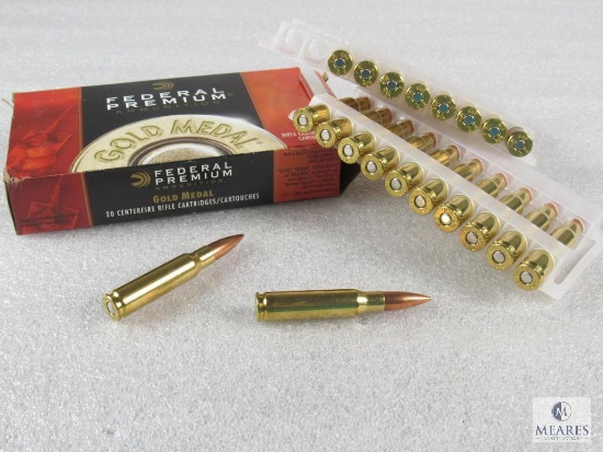 20 Rounds Federal Gold Medal .308 WIN 168 Grain Matchking Ammo