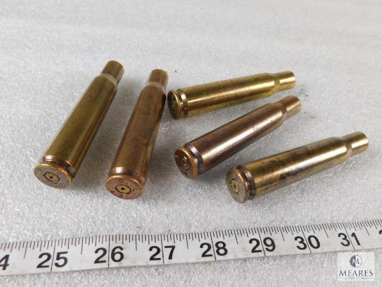 Lot of 5 .50 Caliber Brass
