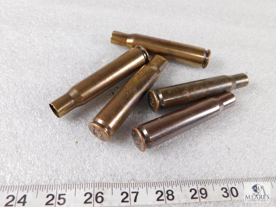 Lot of 5 .50 Caliber Brass