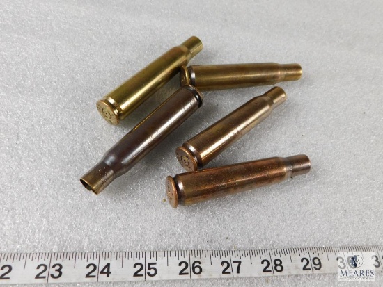 Lot of 5 .50 Caliber Brass
