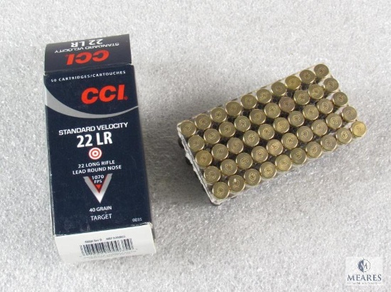 50 Rounds CCI .22LR Lead Round Nose 1070 FPS Ammo