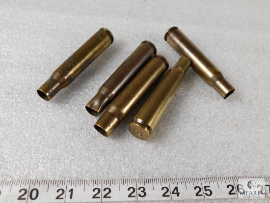 Lot of 5 .50 Caliber Brass
