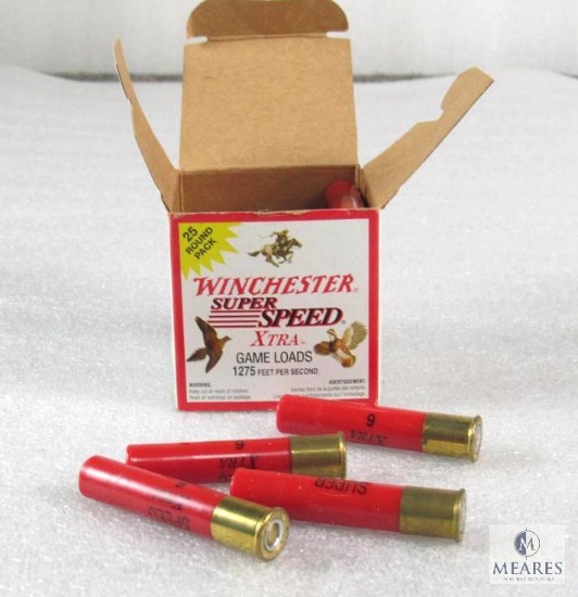 25 Rounds Winchester Super Speed Xtra .410 Gauge 2-1/2" 1275 FPS 6 Shot 1/2 oz Shells