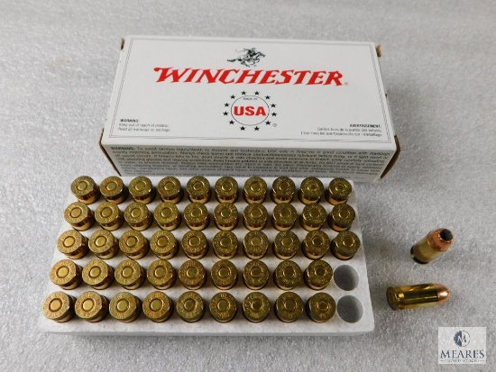 50 Rounds Winchester .45 Auto 230 Grain JHP Ammo