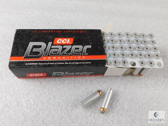 50 Rounds CCI Blazer .357 Magnum 158 Grain JHP Ammo