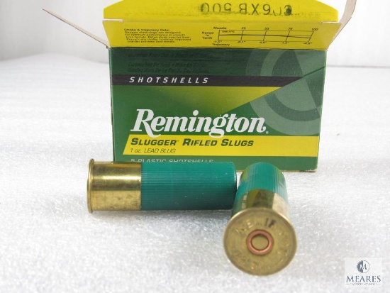 5 Rounds Remington Slugger 12 Gauge 2-3/4" 1560 FPS 1 oz Shells