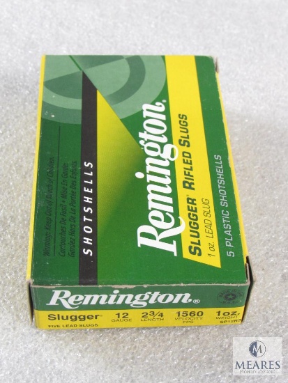 5 Rounds Remington Slugger 12 Gauge 2-3/4" 1560 FPS 1 oz Shells