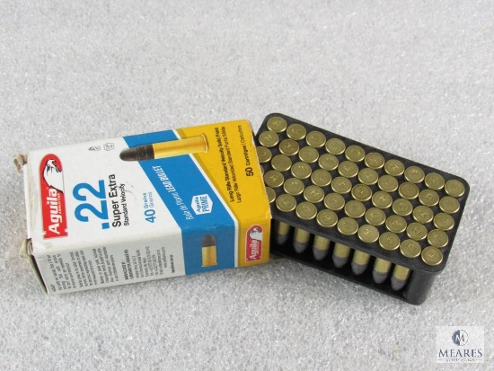 50 Rounds Aguila .22 Super Extra 40 Grain Ammo