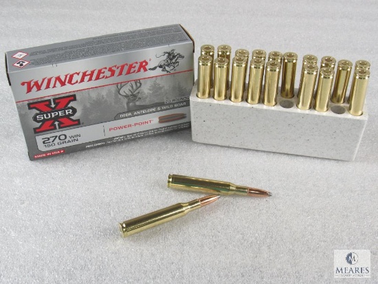 20 Rounds Winchester .270 WIN 150 Grain Power-Point Ammo