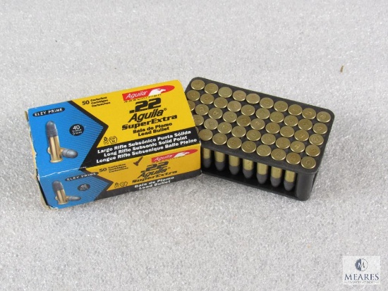50 Rounds Aguila .22LR SuperExtra 40 Grain