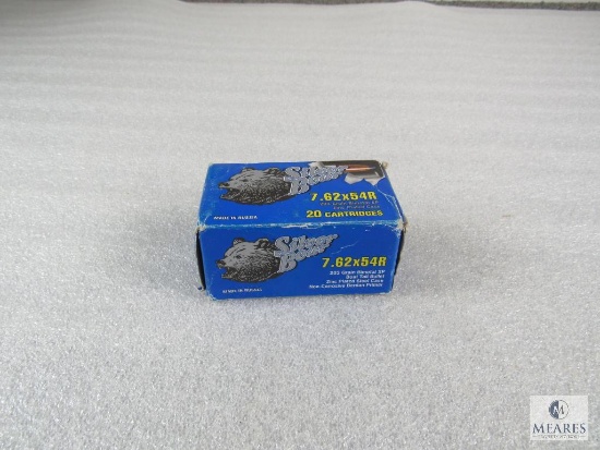 20 Rounds Silver Bear 7.62x54R 203 Grain Soft Point Ammo
