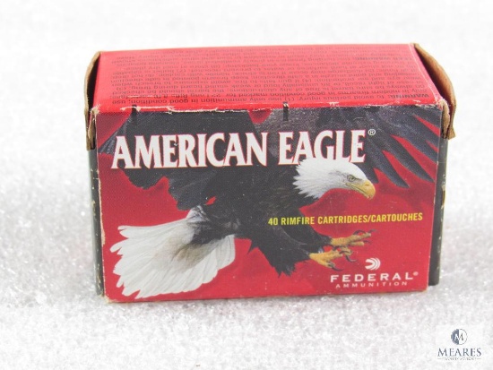 50 Rounds American Eagle .22LR 38 Grain Copper Plated HP