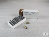50 Rounds 9mm 125 Grain Round Nose Lead Ammo - Possible Reloads