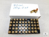 50 Rounds .40 S&W 180 Grain JHP Ammo - possible reloads