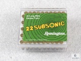100 Rounds Remington .22LR Subsonic Hollow Point Ammo
