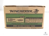200 Rounds Winchester 5.56 M855 Green Tip Ammunition 62 Grain