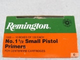 1000 Rounds Remington No. 1-1/2 Small Pistol Primers