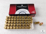 50 Rounds Federal .40 S&W 180 Grain FMJ Fn Ammo
