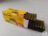 100 Rounds Remington UMC 9mm Luger 115 Grain MC Ammo