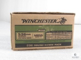 200 Rounds Winchester 5.56 M855 Green Tip Ammunition 62 Grain